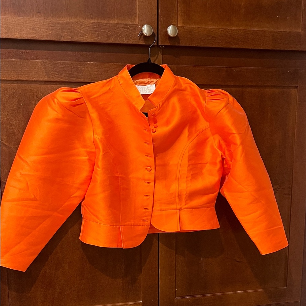 DESTREE Orange Cropped Jacket